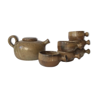 Roland Zobel Les Cyclades Anduze tea set from the 60s