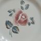 6 retro plates mismatched in earthenware