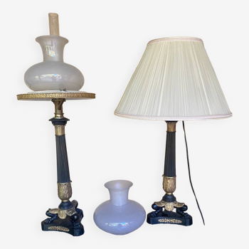 Ensemble 2 lampes Carcel