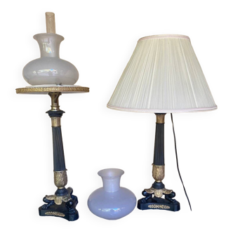 Ensemble 2 lampes Carcel