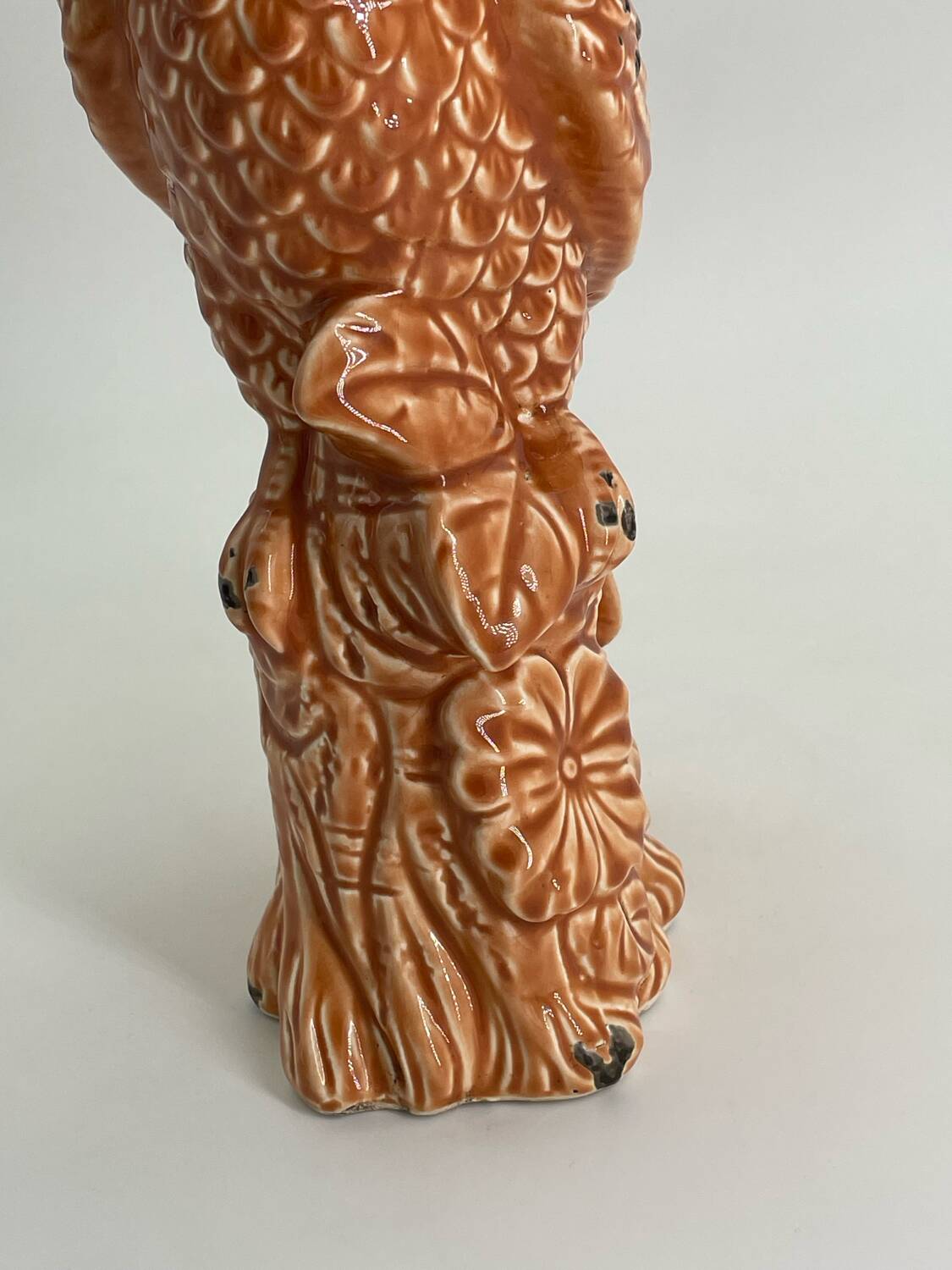 Vintage ceramic sculpture Parrot