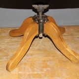 Rotating oak office chair circa 1930