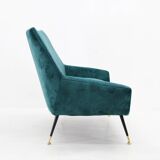 1950s Italian 2-Seater Sofa ,Restored