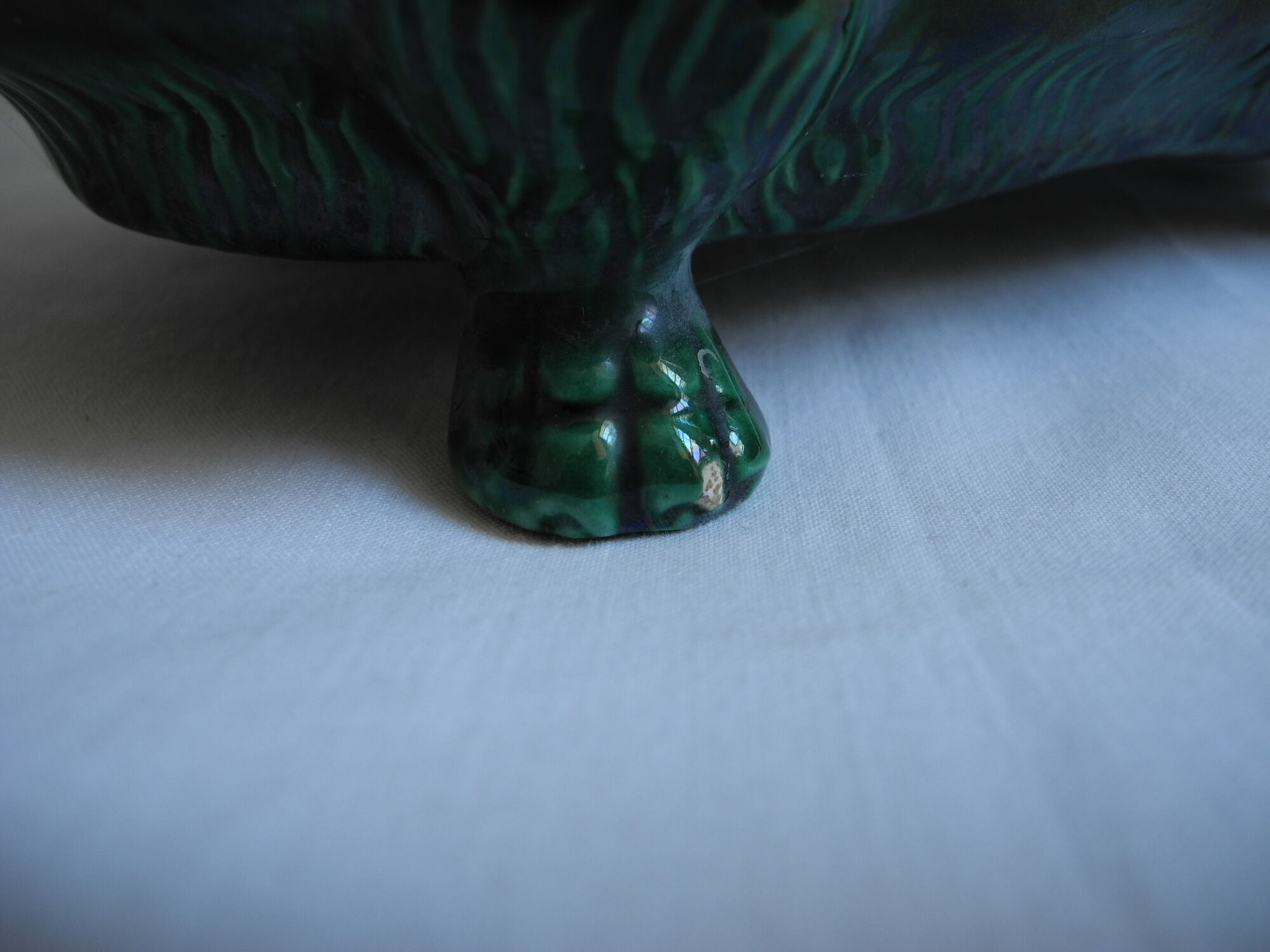 Planter claws dabdding Saint Clement french flowers pot retro deco