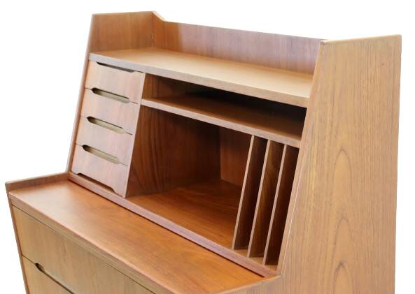 Deens design teak mid century  Secretaire 'Gilleleje'