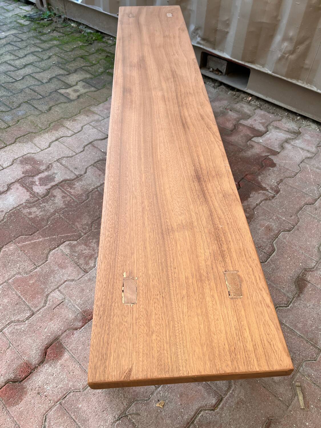 Wooden bench