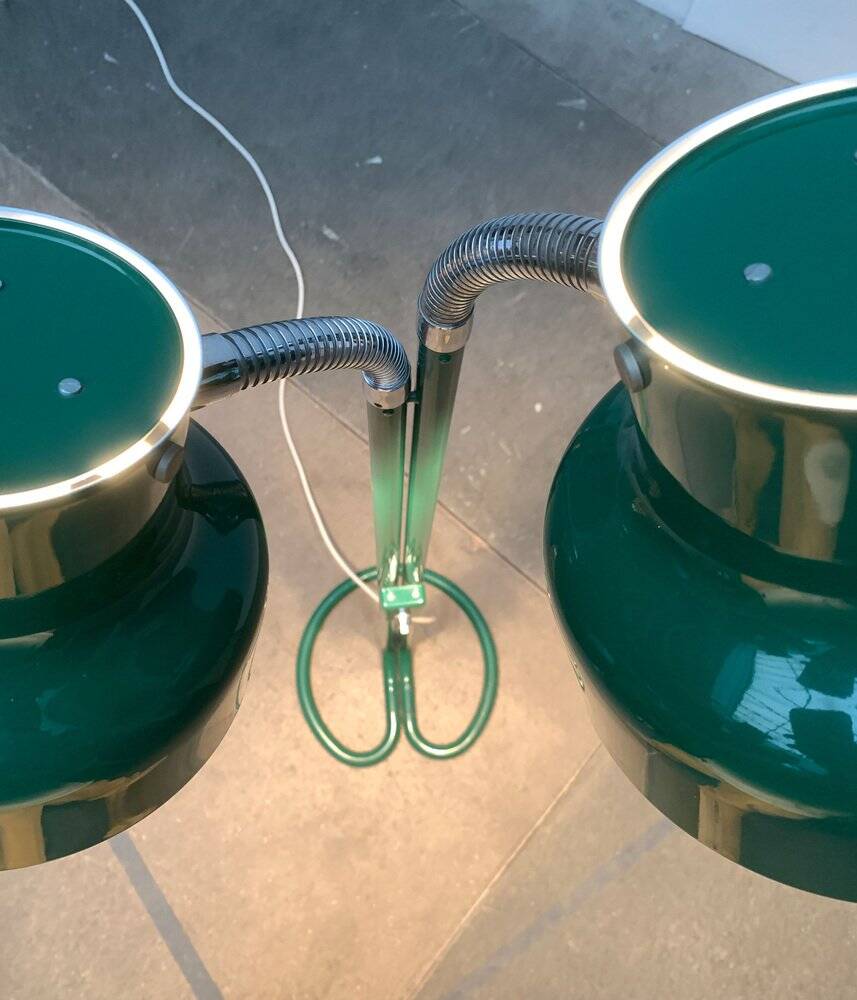 Mid-Century Swedish double floor lamp Bumling by Anders Pehrson for Ateljé Lyktan, 1960s