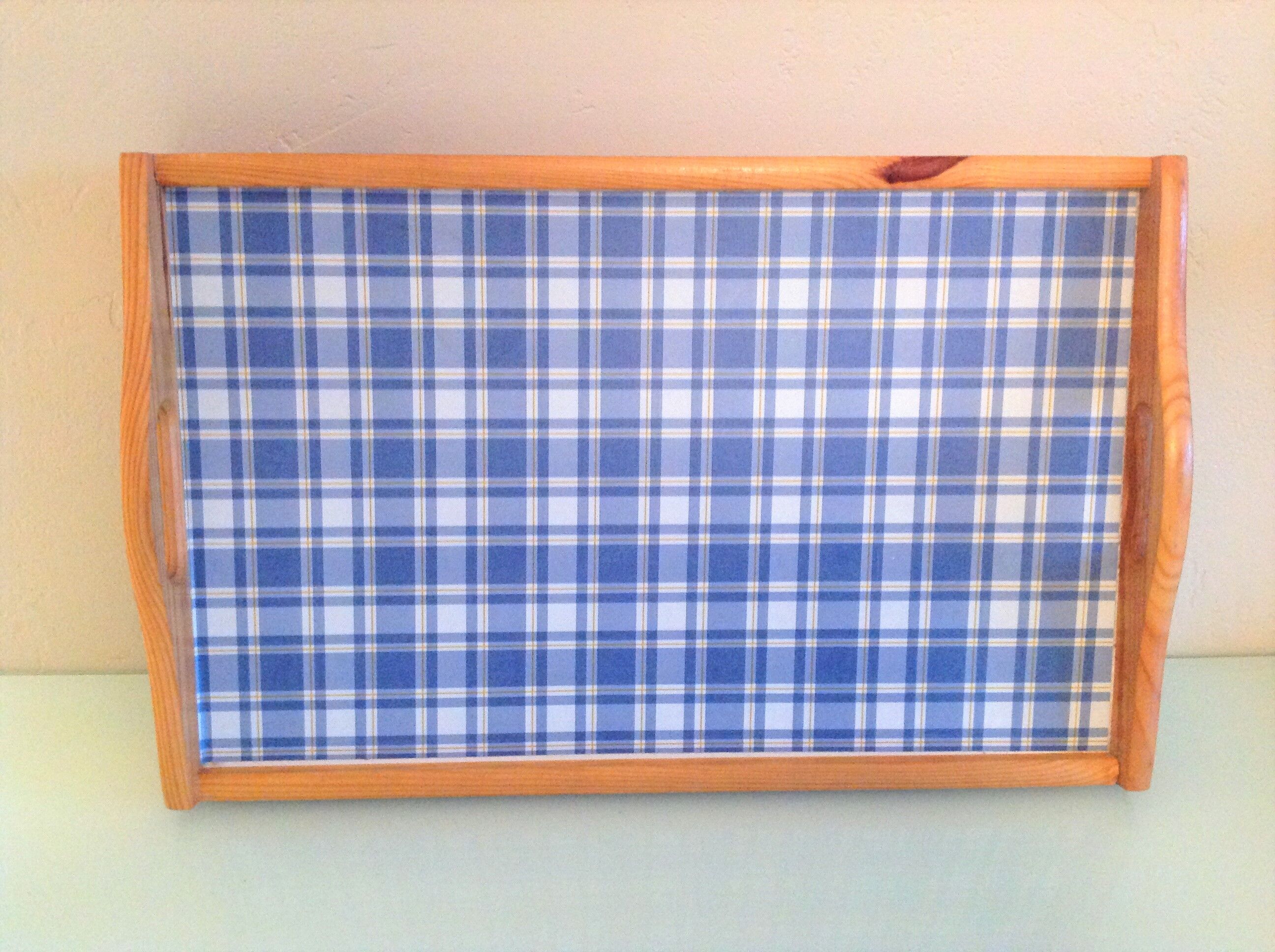 Pine breakfast tray / vintage 60s-70s