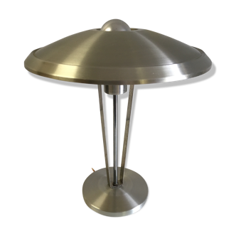 Aluminium "mushroom" desk lamp mid. 20th