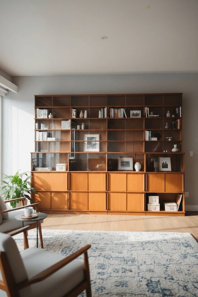 Large bookcase by Oscar Furniture by Didier Rozaffy
