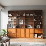 Large bookcase by Oscar Furniture by Didier Rozaffy