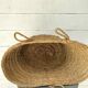 XXL woven straw basket