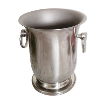 Jean Couzon stainless steel Champagne bucket, ice bucket, cooler