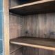 Bibliothèque fin XIXème noir olive