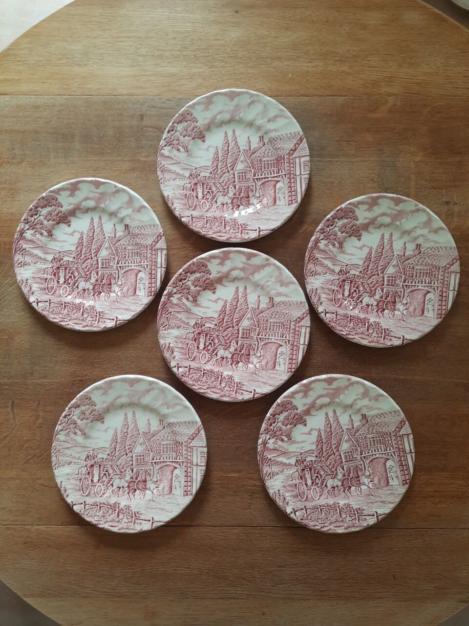 Antique dessert plates