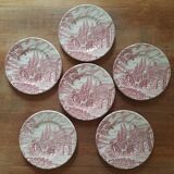 Antique dessert plates