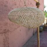 XXL rattan pendant light Natural rattan light