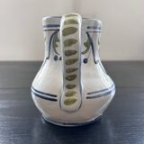 Blue floral decor pitcher