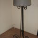 Wrought iron lamp art deco era
