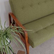 Green Banquette Daybed from Czechoslovakia 1960