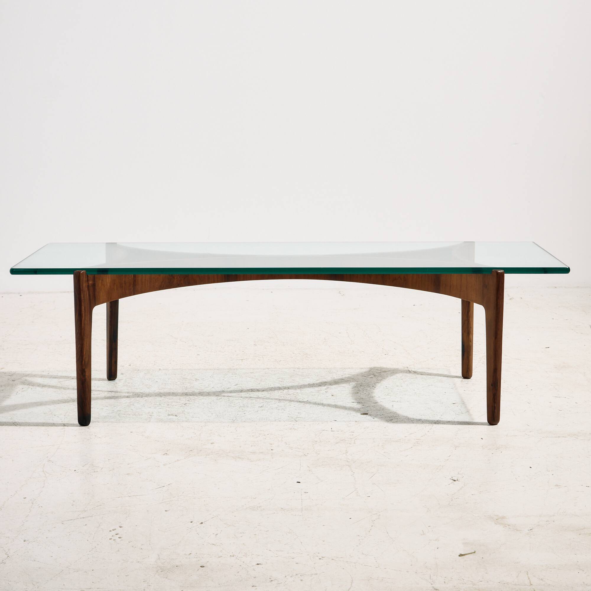 Coffee table in rosewood restored by Sven Ellekaer for Christian Linneberg Møbelfabrik.