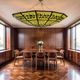 Impressive Tiffany Style Stained Glass Chandelier from the 1990s