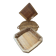 Lot de 3 plateaux osier et bambou.