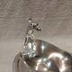 Beautiful silver-plated gravy boat by Christofle Malmaison, Eagle