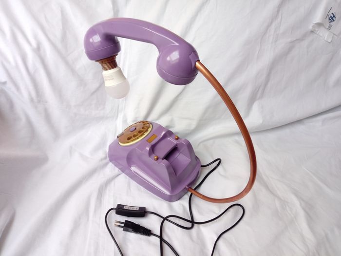 Vintage phone lamp