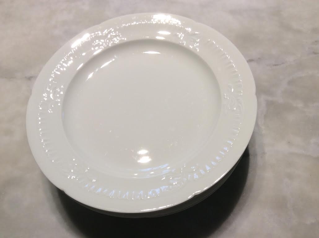 5 plates flat decoration wild ivy