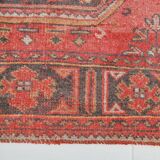 3x11 Vintage Pastel Pink Vintage Runner Rug, 84x335Cm