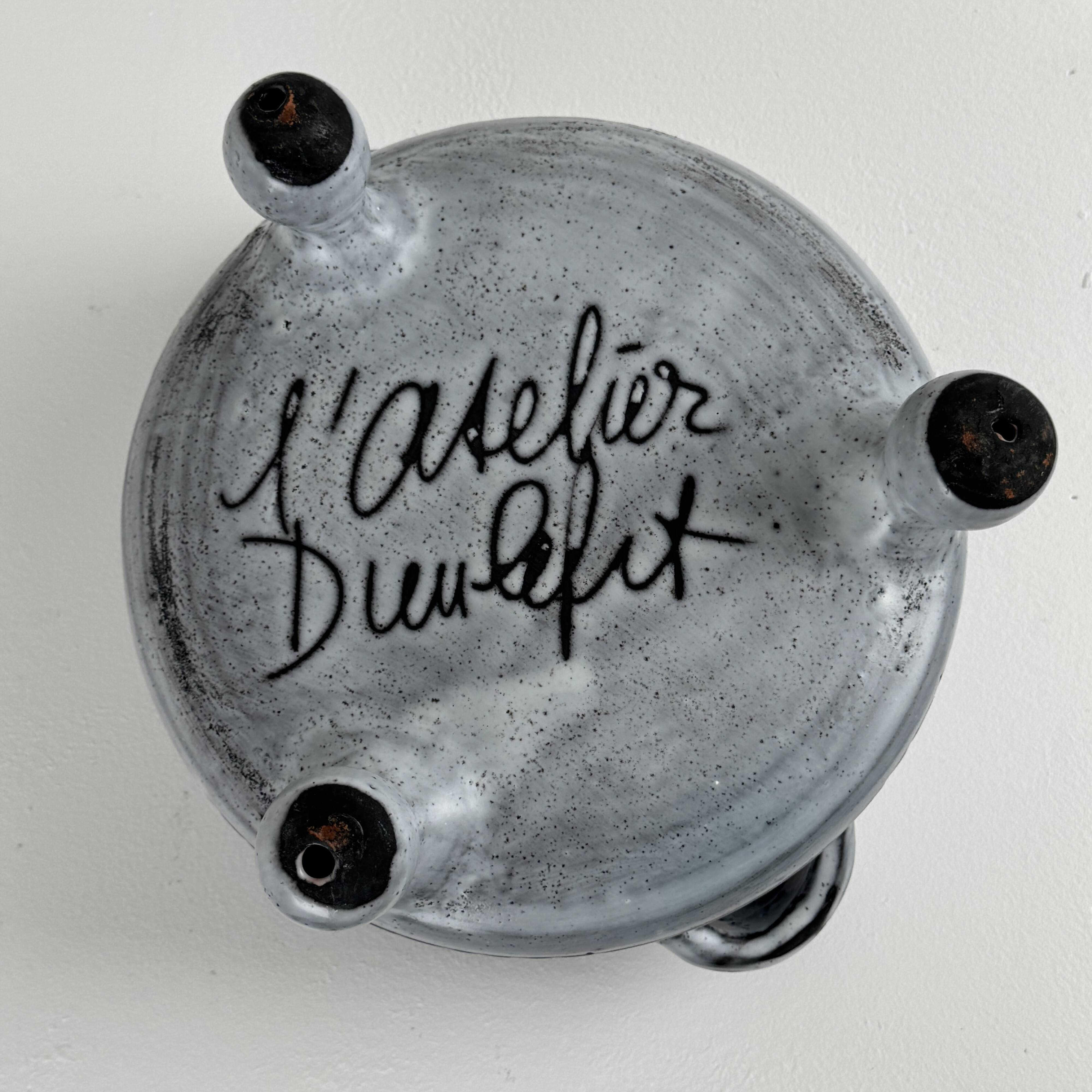 Pair of ceramic soup tureens by Jacques Pouchain, Dieulefit, circa 1960