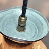 Lámpara de techo " Voghera" de cristal. Italia, 1970s.