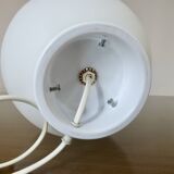 Italian lamp in white opaline, 1970s