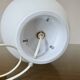 Lampe Italienne en opaline blanche, années 70