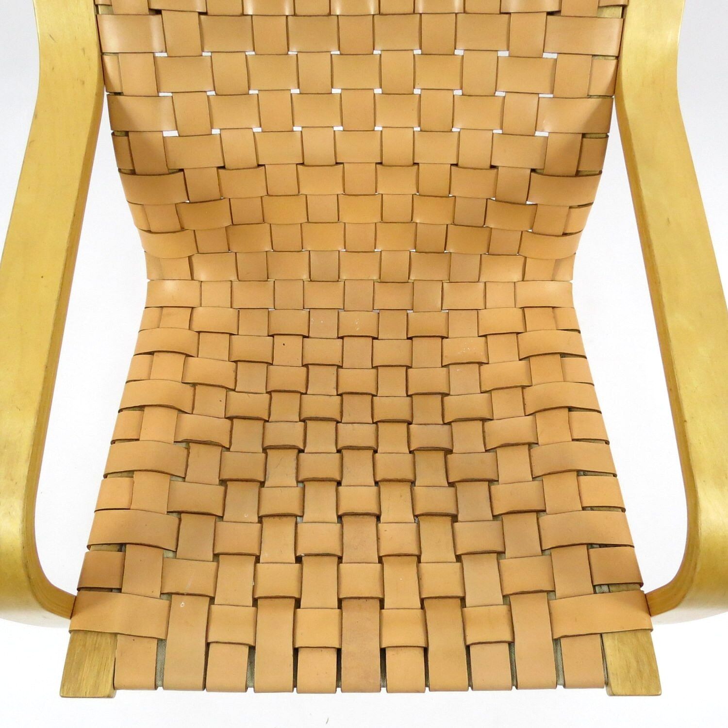Leather and beechwood armchair by Noboru Nakamura for Ikea, 1990s