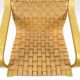 Leather and beechwood armchair by Noboru Nakamura for Ikea, 1990s