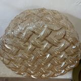 Vintage Amber Glass Wall/Ceiling Light