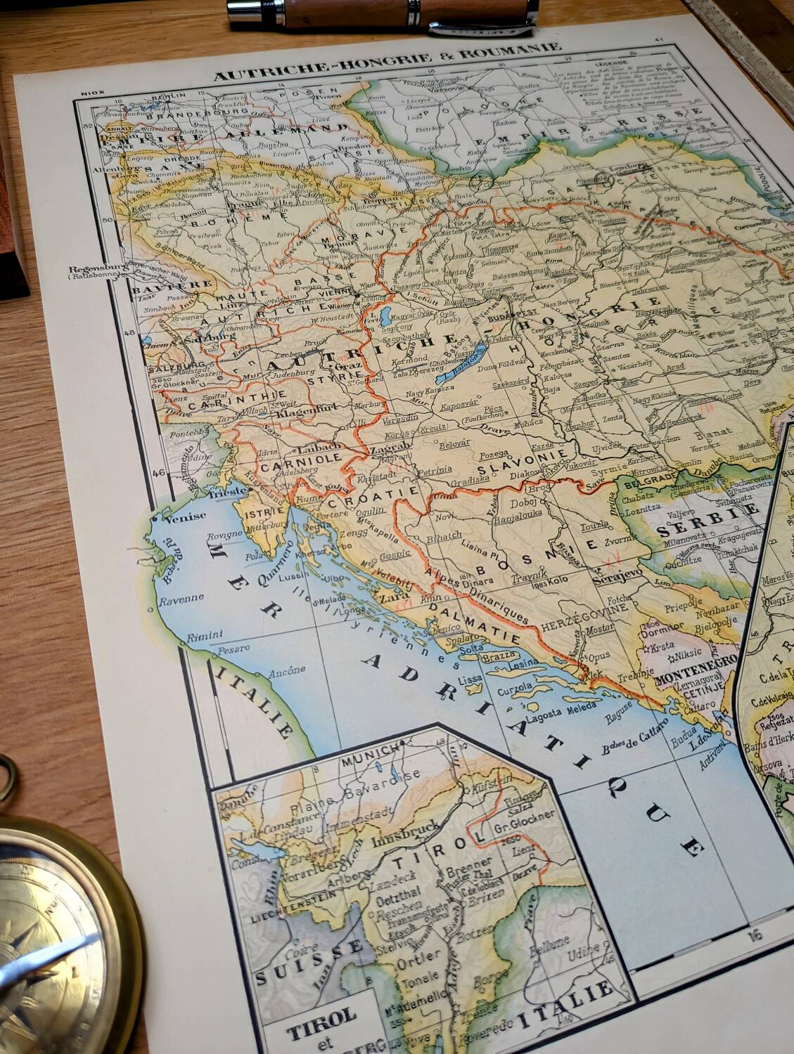 Imprimée en 1900, Autriche-Hongrie et Roumanie.