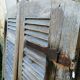 Pair of old 19th century louvered shutters