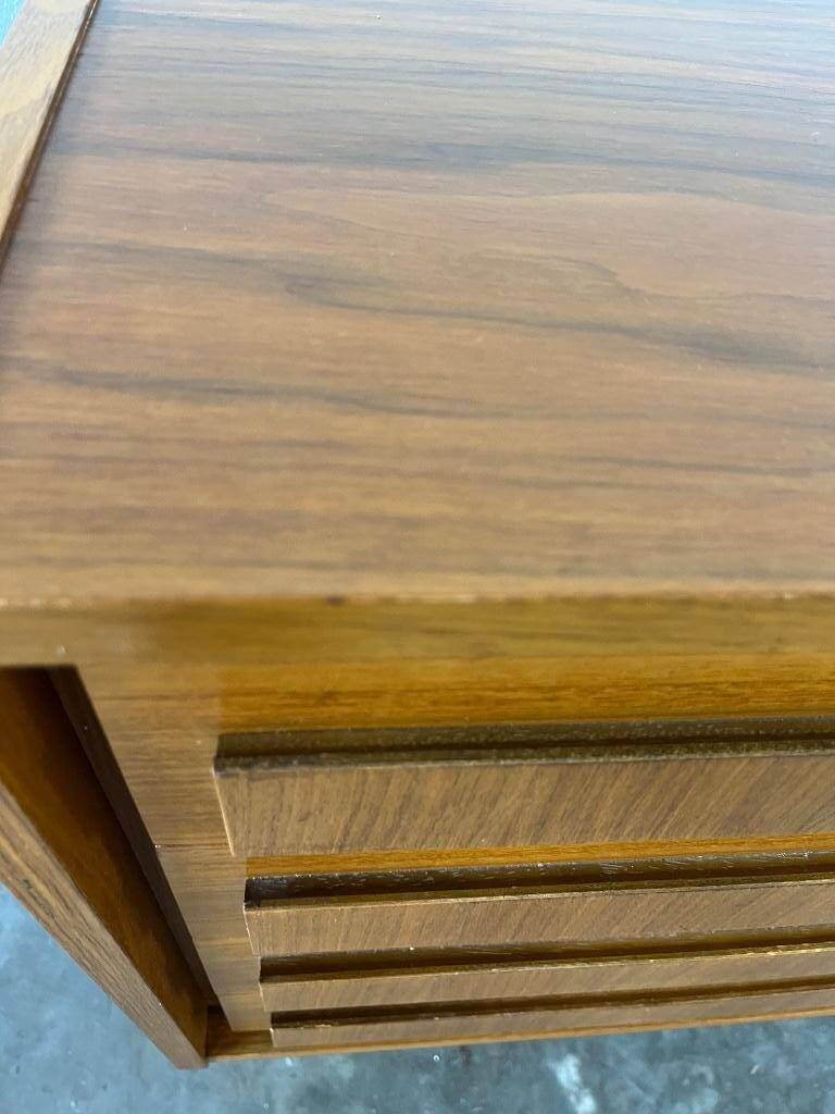 XL vintage wooden sideboard / buffet / chest of drawers