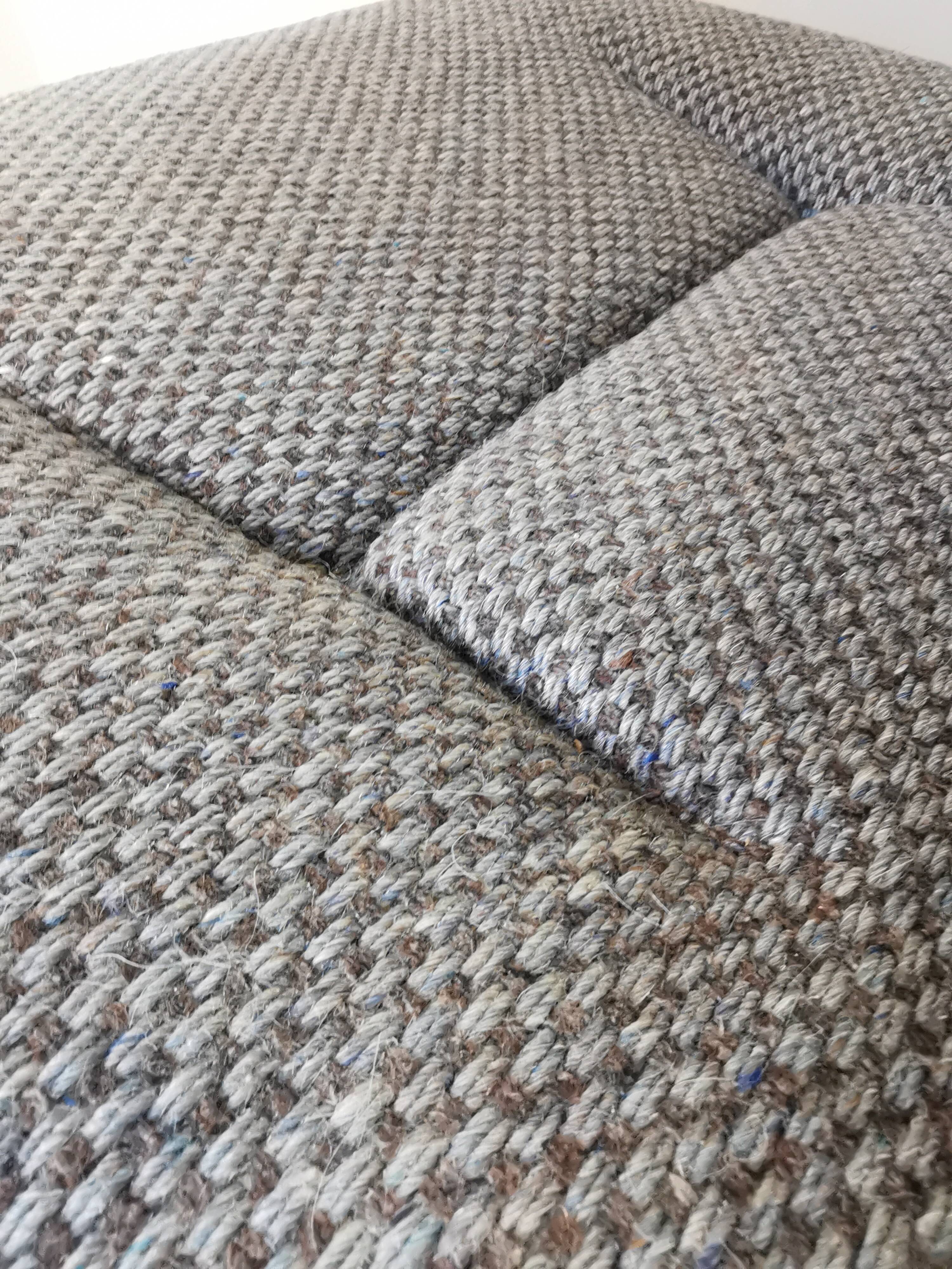 Pair of vintage office chairs heather grey by EUROSIT