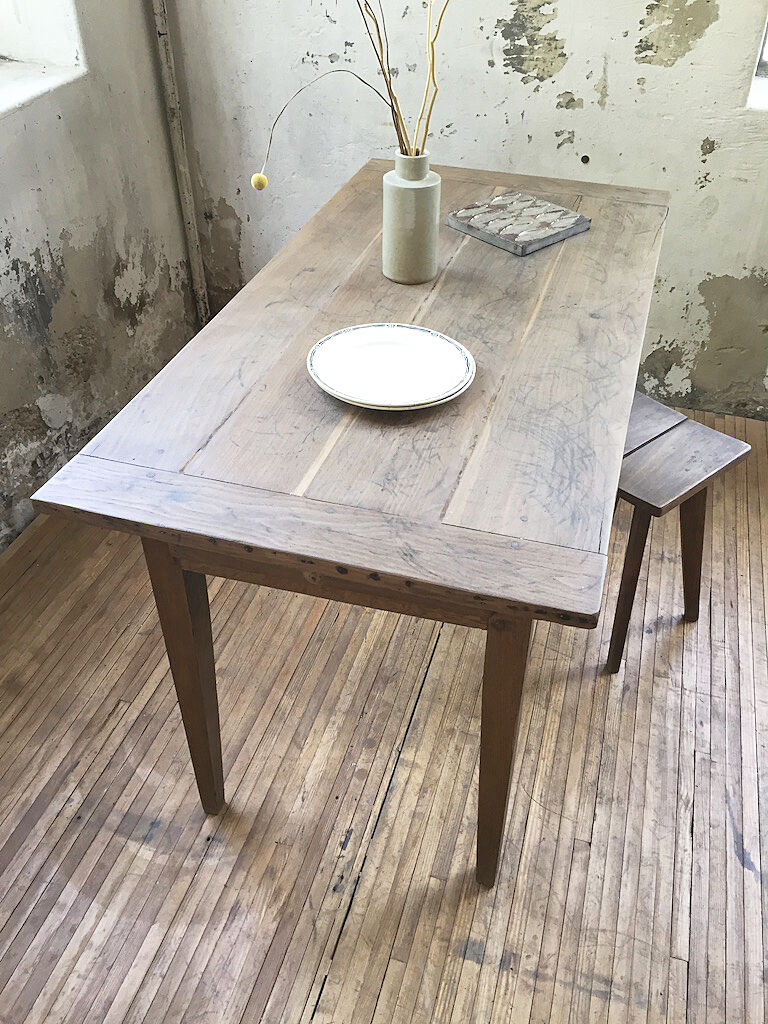 Oak farm table