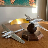 Old aluminum aircraft