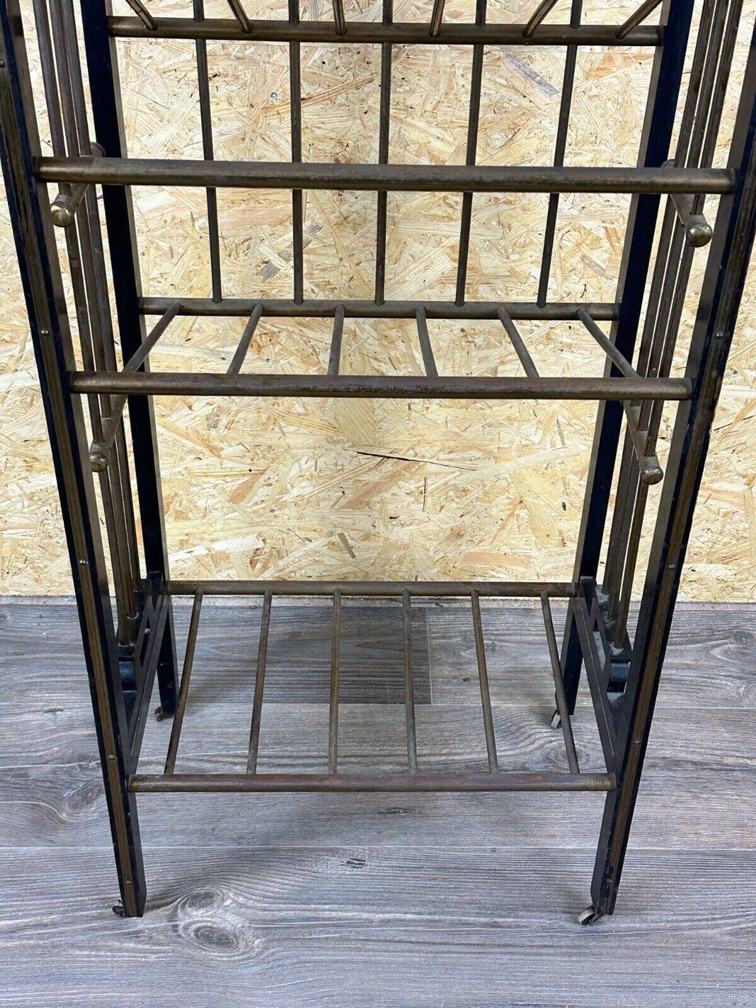 Magazine rack from Wiener Werkstätte Austria made of mahogany & brass around 1900