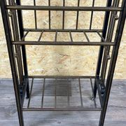 Magazine rack from Wiener Werkstätte Austria made of mahogany & brass around 1900