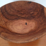 Wooden bowl culbuto