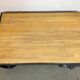 Table basse industrielle noire, années 1960