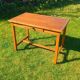 Table de ferme ancienne en bois – authenticité & charme rustique