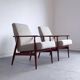 1960 Henryk Lis Fauteuils en vert eau